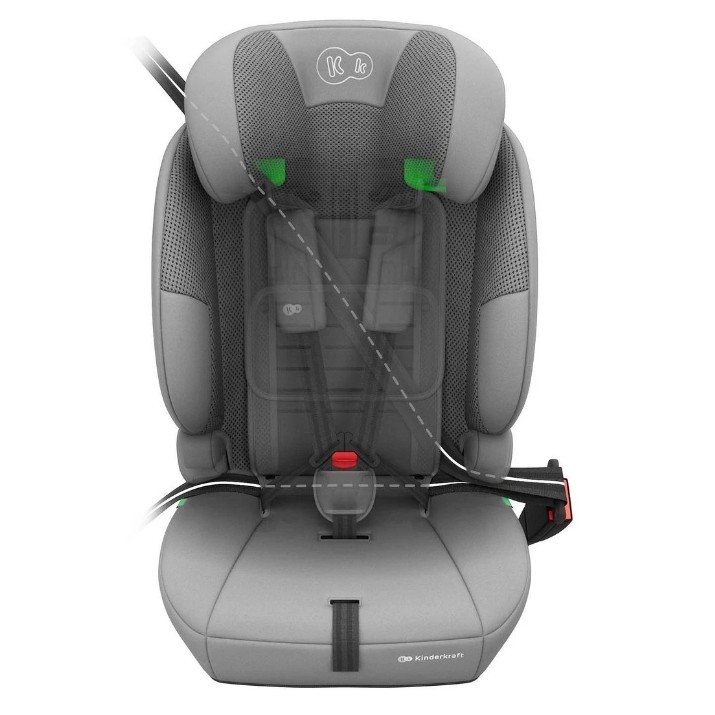 Scaun auto pentru copii Kinderkraft Comfort UP 2 PLUS i-Size Grey (KCCOUP02GRYPL00)