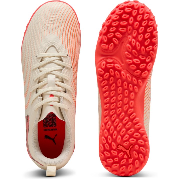 Футбольные бутсы Puma Future 9 Play Tt Jr Sugared Almond/Puma White/Ultra Red/Black, s.34.5