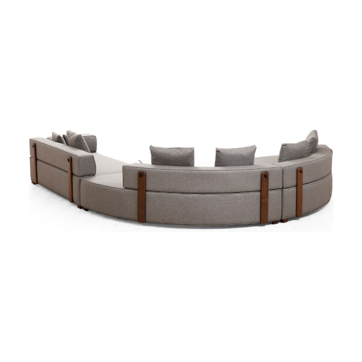 Canapea de colț Atelier Del Sofa Gondol-4 Grey