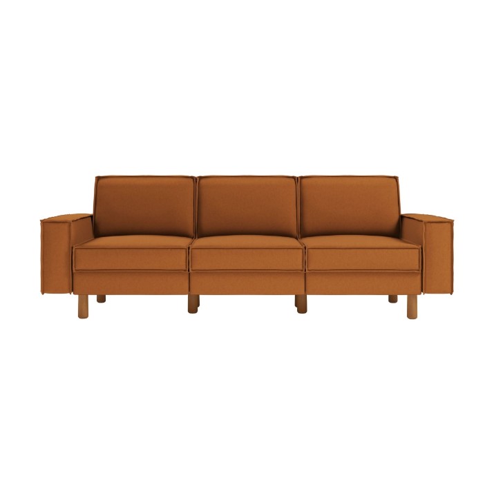 Canapea Atelier Del Sofa Sparrow Extra 3 Caramel Walnut