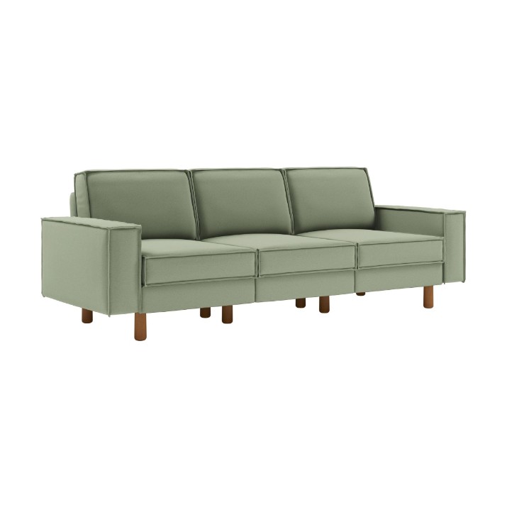 Canapea Atelier Del Sofa Sparrow Extra 3 Sea Green Walnut