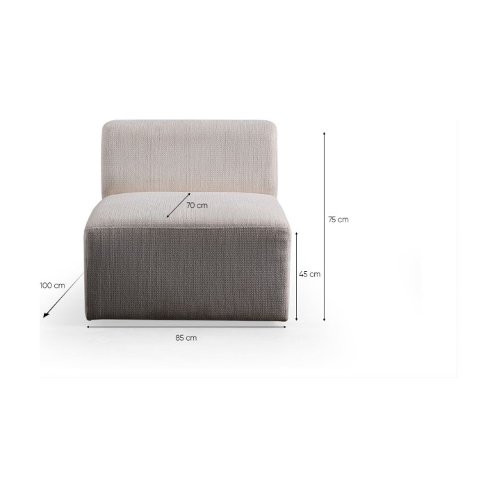 Угловой диван Atelier Del Sofa Melva Right + Stool