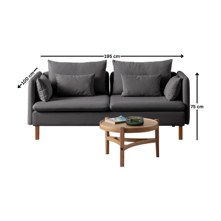 Canapea Atelier Del Sofa Flexy Anthracite