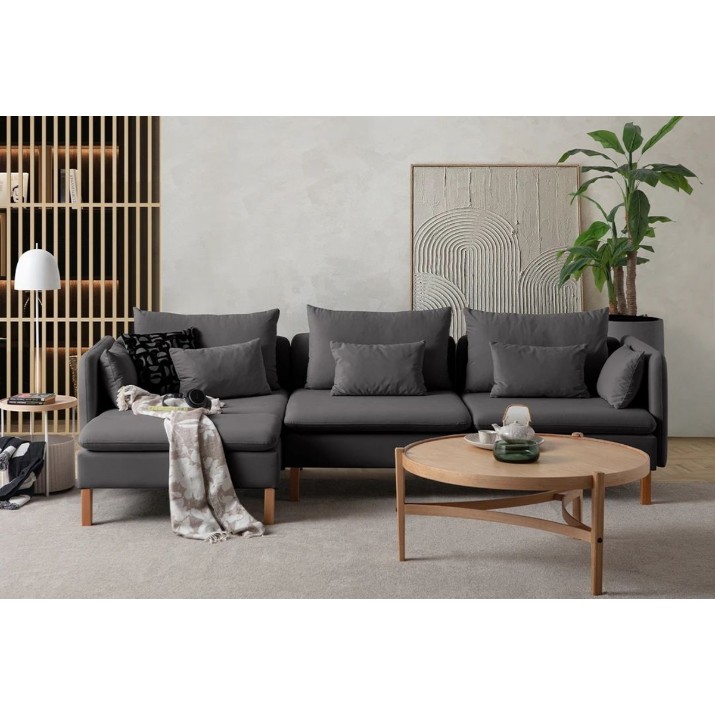 Угловой диван Atelier Del Sofa Flexy Relax Anthracite