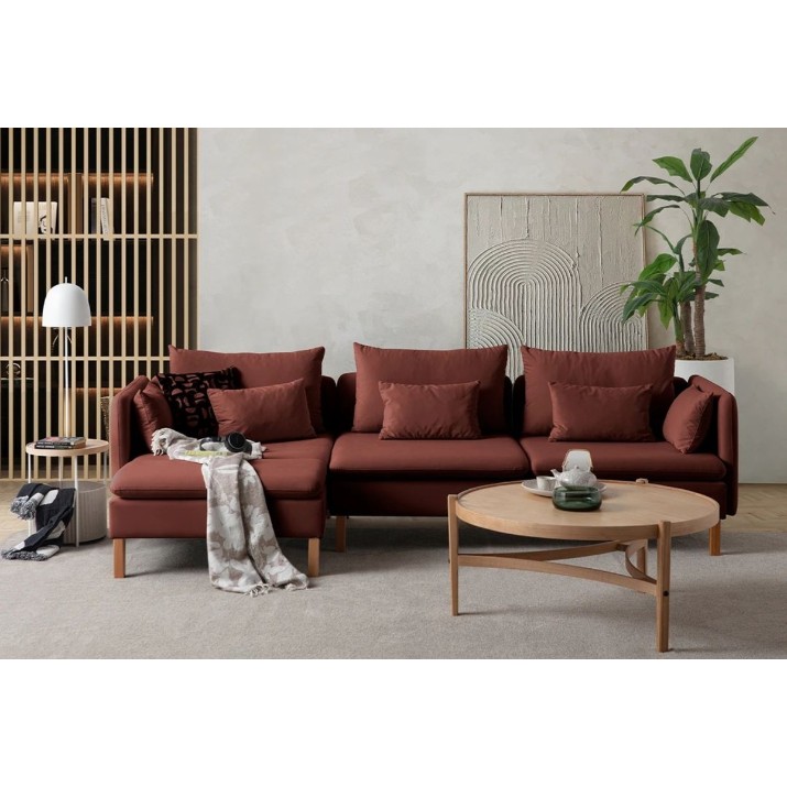 Угловой диван Atelier Del Sofa Flexy Relax Tile Red