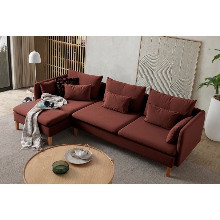 Угловой диван Atelier Del Sofa Flexy Relax Tile Red