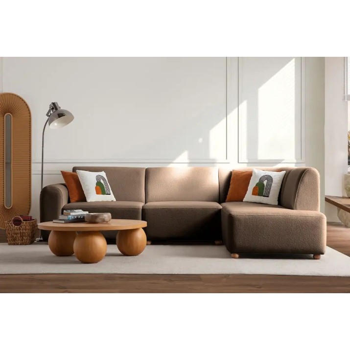 Угловой диван Atelier Del Sofa S-Loft Right Brown