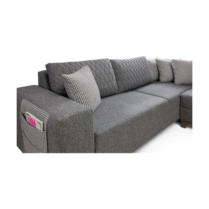 Canapea de colț Atelier Del Sofa Loft Grey