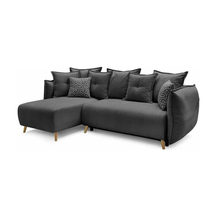 Угловой диван Atelier Del Sofa Puffy Anthracite