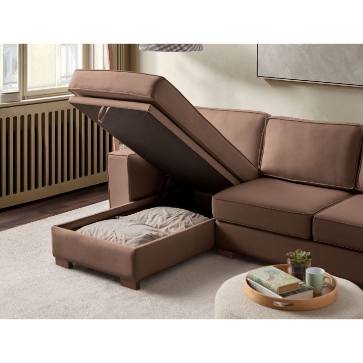 Угловой диван Atelier Del Sofa Salvador Brown