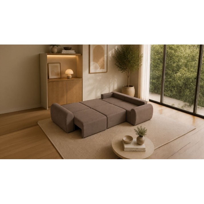 Canapea de colț Atelier Del Sofa Mono Right P Brown