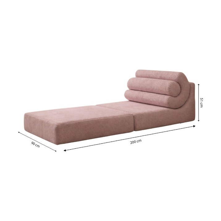 Fotoliu fără carcasă Atelier Del Sofa Duo Relax Pink