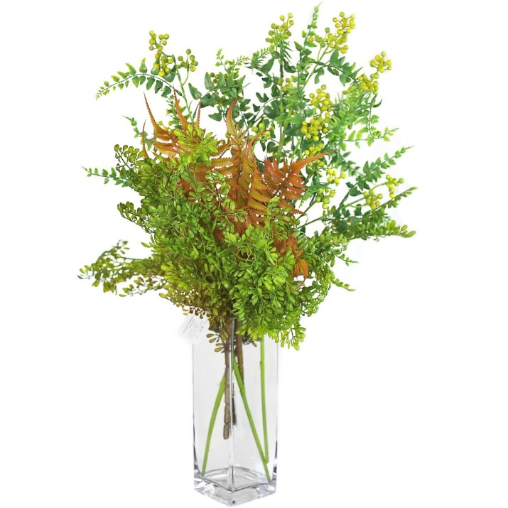 Floare decorativă Casa Masa Feriga 44 cm (059C)