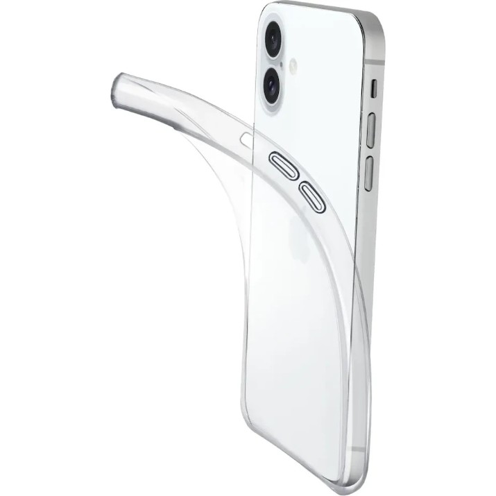 Чехол CellularLine iPhone 16 Fine Case Transparent