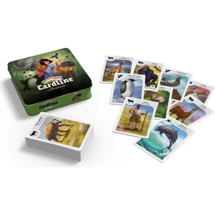 Joc educativ de masa Ludicus Games Cardline Animale (005009)