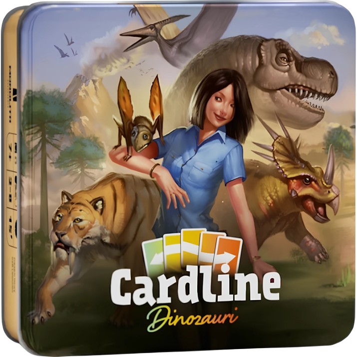Joc educativ de masa Ludicus Games Cardline Dinozauri RO (005016)