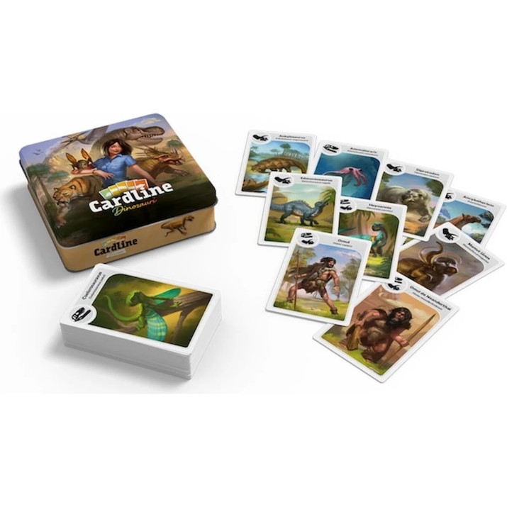 Joc educativ de masa Ludicus Games Cardline Dinozauri RO (005016)