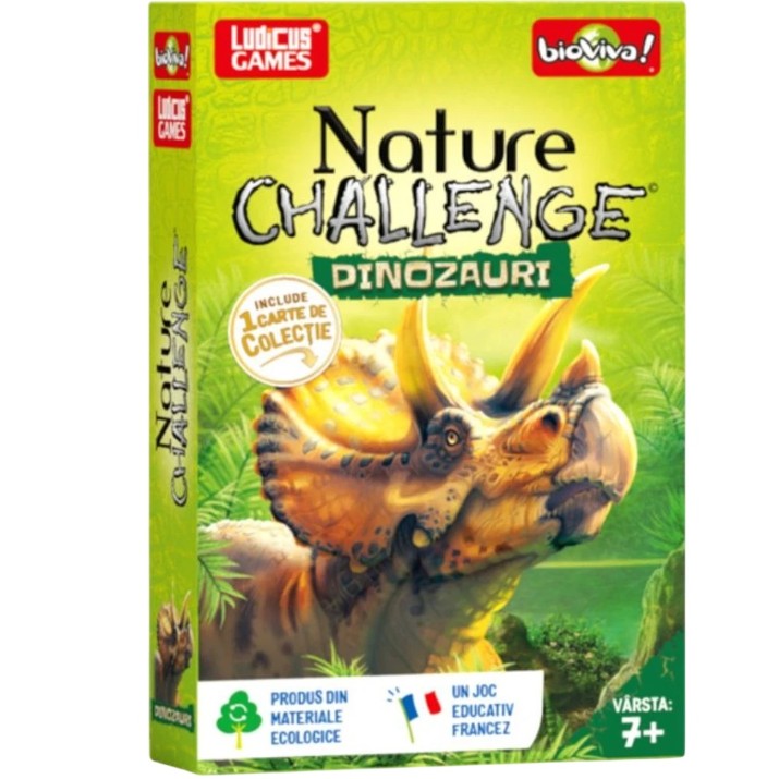 Joc educativ de masa Ludicus Games Nature Challenge: Dinozauri RO (005177)
