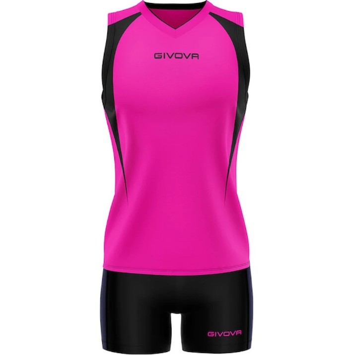 Costum sportiv damă Givova Volley Spike Fuchsia /Black, s.L
