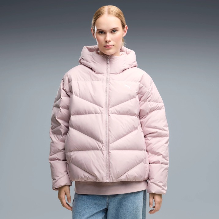 Женская куртка Puma Hooded Down Puffer W Misty Pink, s.S