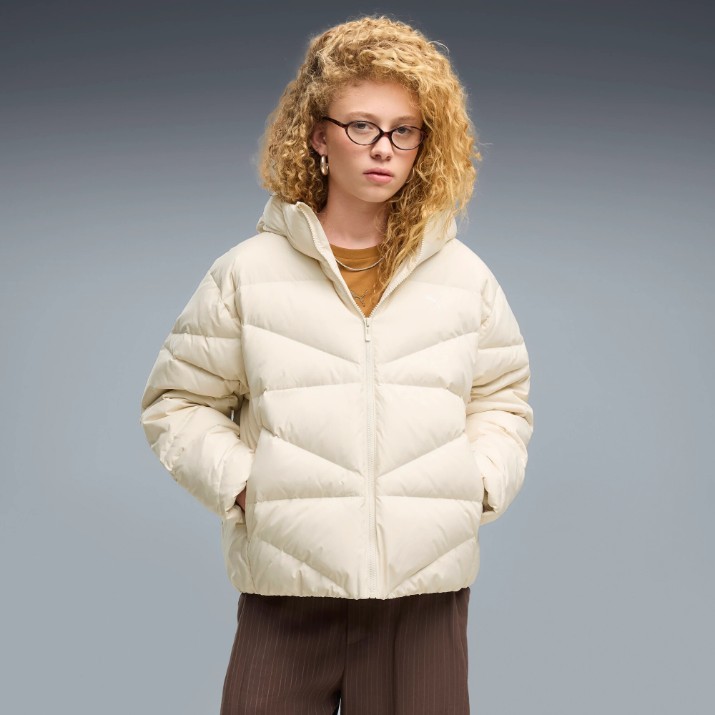 Geacă pentru dame Puma Hooded Down Puffer W Alpine Snow, s.L