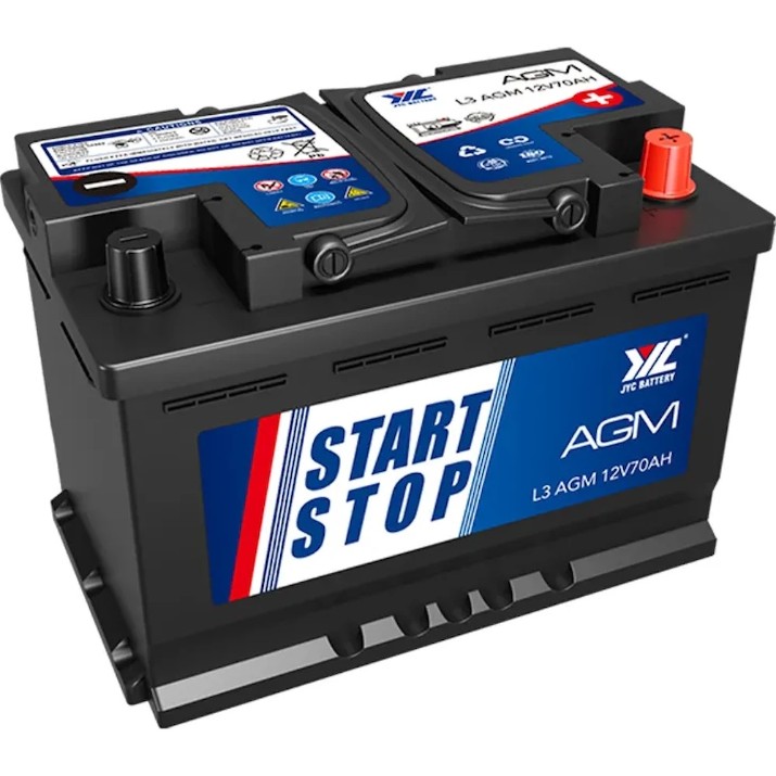 Acumulator auto JYC L3 12 В 70 Aч 720 A (AGM70)