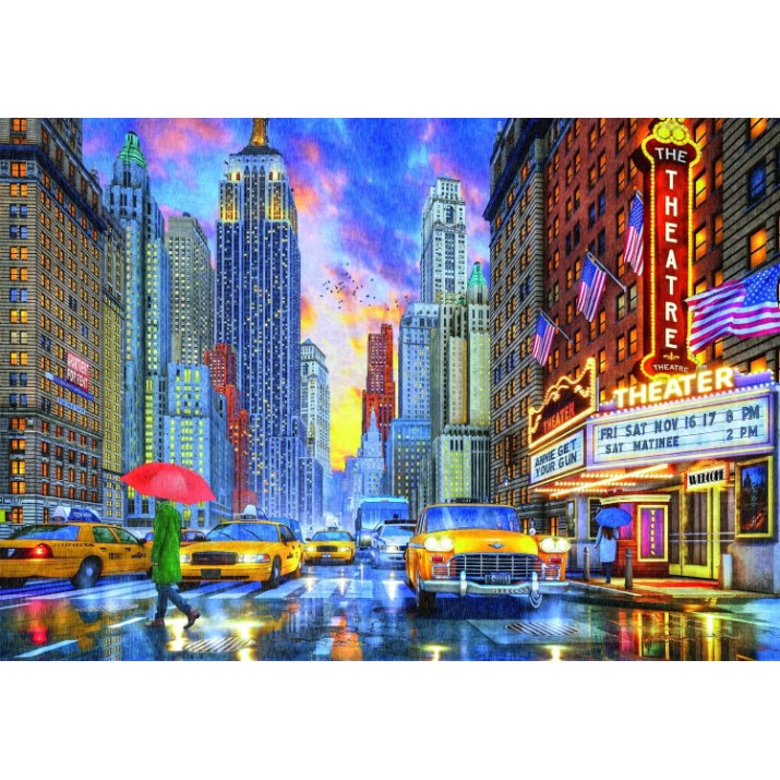 Puzzle Clementoni 2000 Rainy Manhattan (32086) 