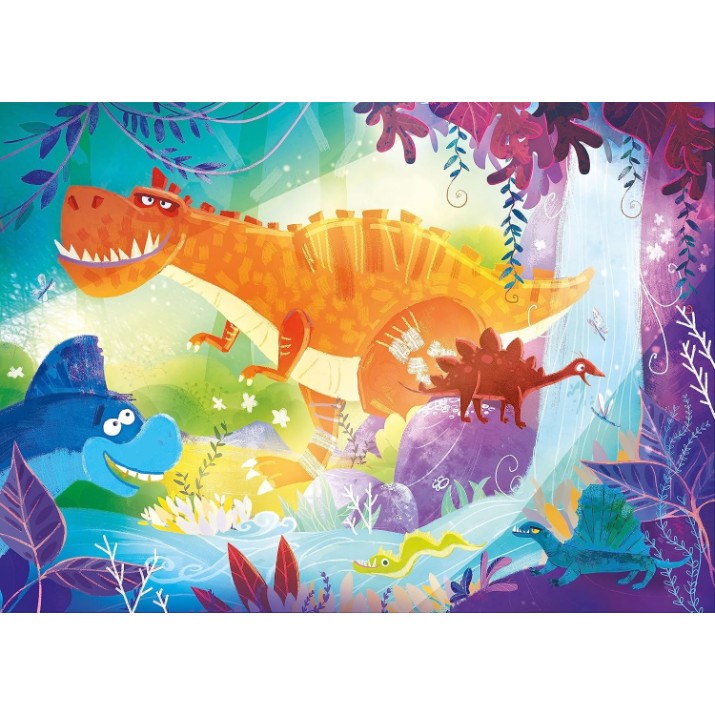 Puzzle Clementoni 2x20 Funny Dinos (24755) 