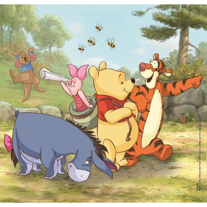 Puzzle Clementoni 3x48 Square Disney Winnie the Pooh (25063)