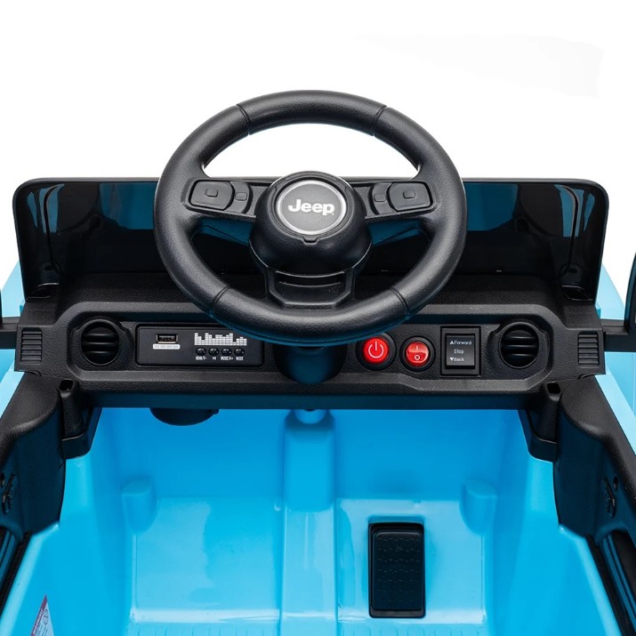 Mașinuța electrica Dake Jeep Wrangler Rubicon Blue (JWR558/4)