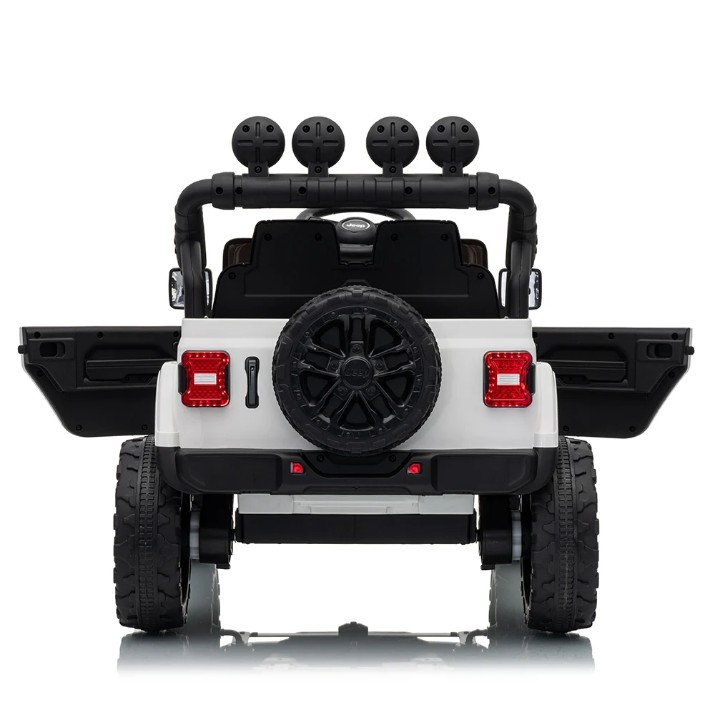 Mașinuța electrica Dake Jeep Wrangler Rubicon White (JWR558/3)