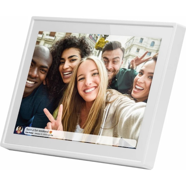 Rama foto digitală Braun DigiFrame 1019 Wi-Fi 16Gb White (21259)