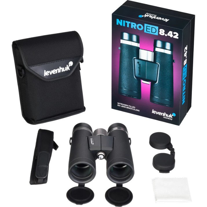 Binoclu Levenhuk Nitro ED 8x42 