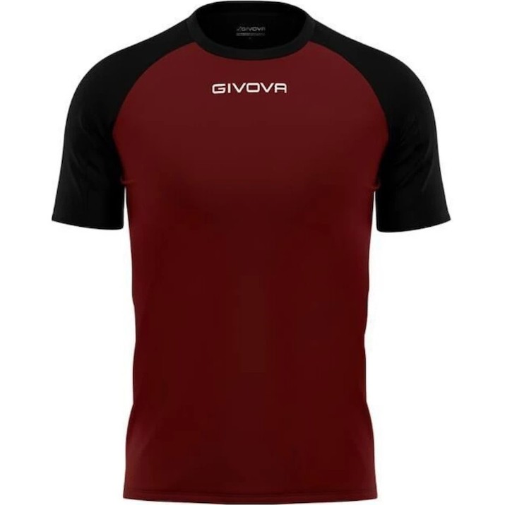 Детская футболка Givova Capo Burgundy/Black, s.2XS (MAC03-0810)