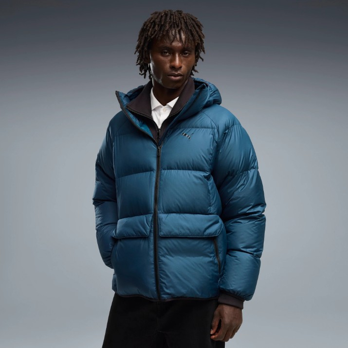 Мужская куртка Puma Hooded Down Puffer M Midnight Petrol, s.S