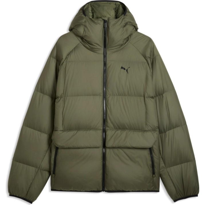 Geacă pentru bărbați Puma Hooded Down Puffer M Moss Veil, s.L
