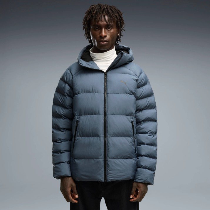 Geacă pentru bărbați Puma Mono Hooded Evening Blue, s.M