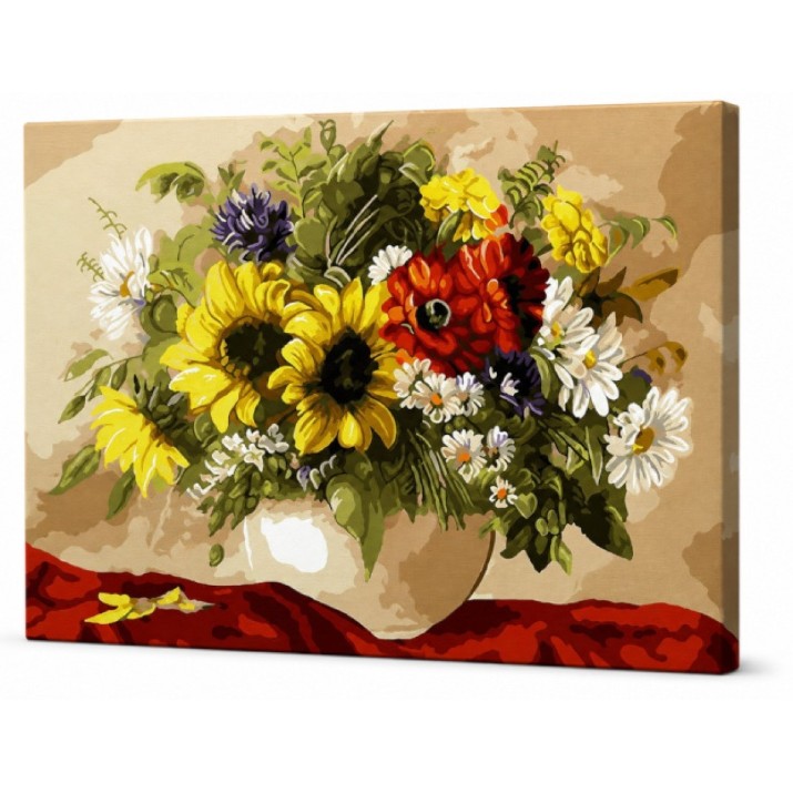 Tablou pe numere Art Gallery Premium Buchet frumos 30x40cm (EX8329)