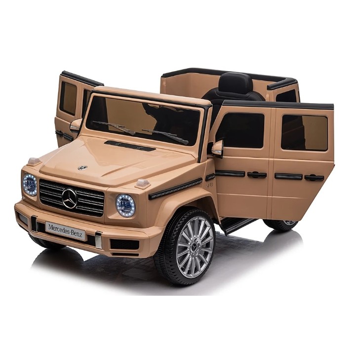 Mașinuța electrica Little Mercedes Benz Beige (MX627/3)