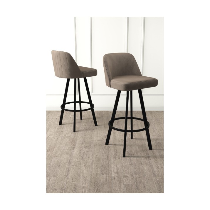 Комплект барных стульев Hanah Home Atex Cappuccino Black