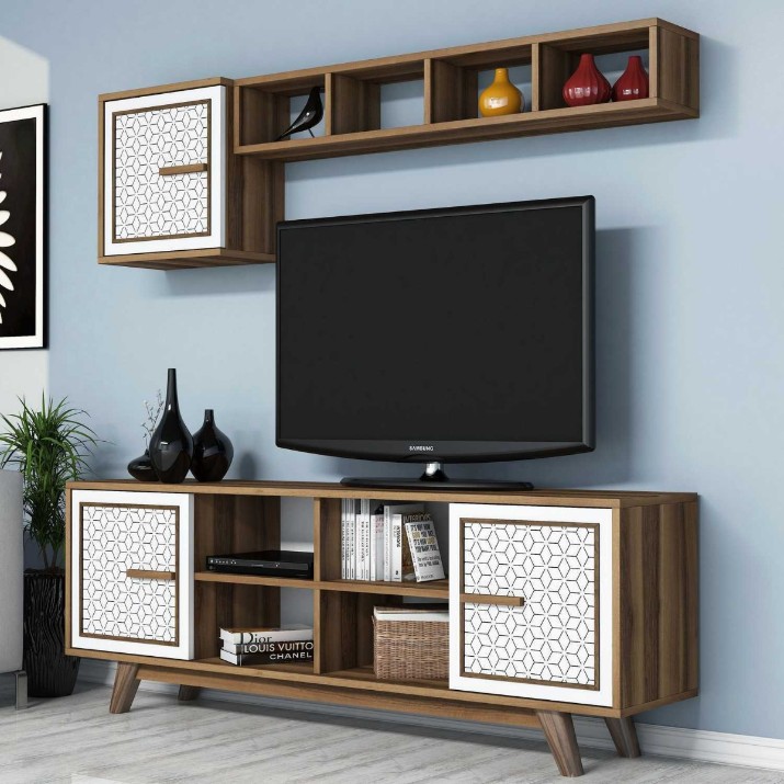 Гостиная Hanah Home Ayla Walnut White