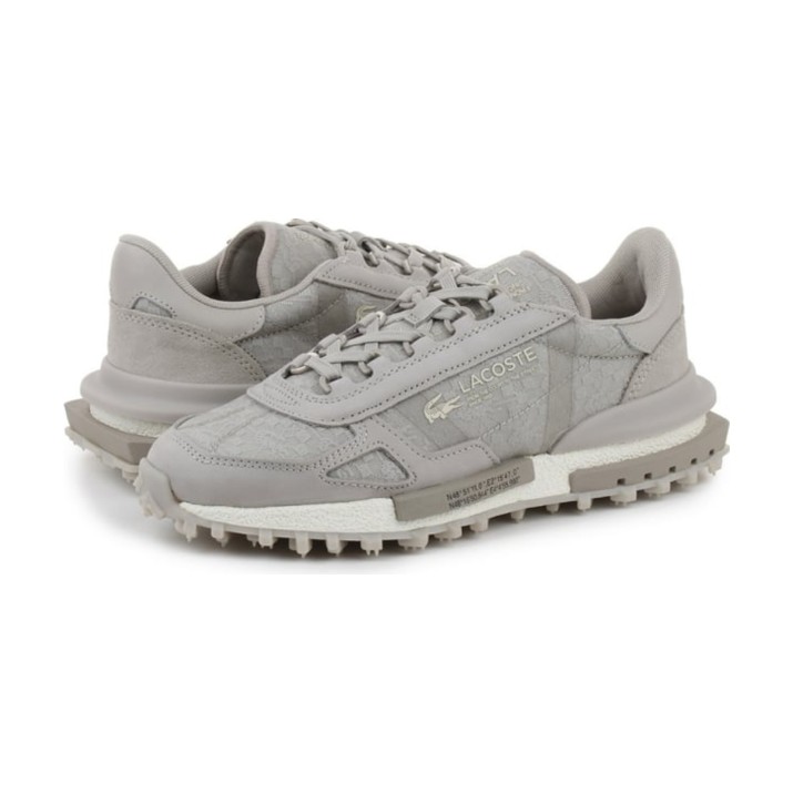 Adidași pentru dame Lacoste Elite Active Sneakers Grey/White, s.37.5