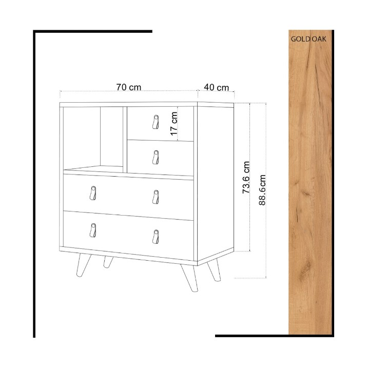 Комод Hanah Home Fallow