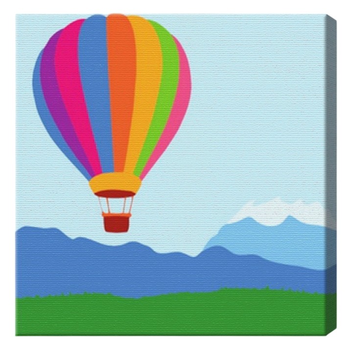 Tablou pe numere Art Gallery Premium Balon multicolor 20x20cm (BX3012)