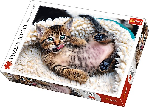 Puzzle Trefl 1000 Cheerful kitten (10448)