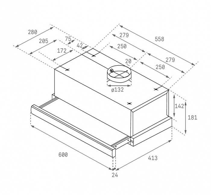 Вытяжка Teka TL6310 White