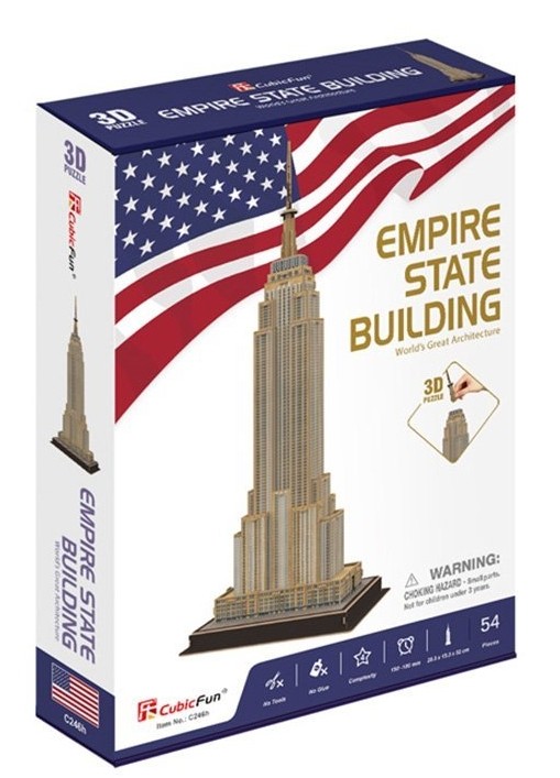 3D-puzzle CubicFun Empire State Building (3C246h)