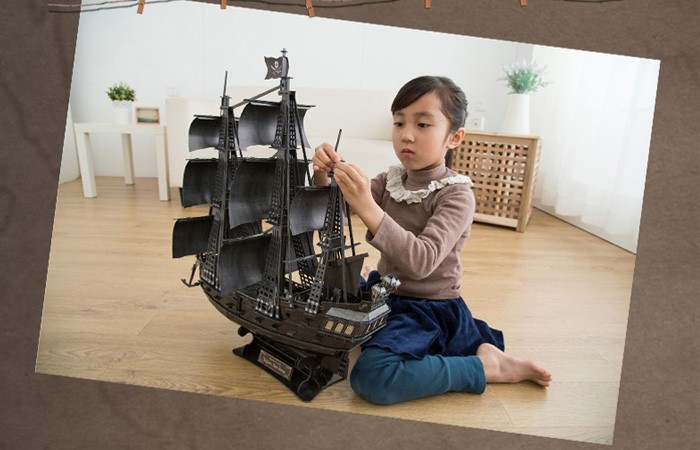 3D-puzzle CubicFun Queen Anne's Revenge (T4018h)