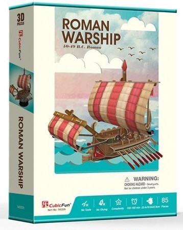 3D-puzzle CubicFun Roman Warship (T4032h)