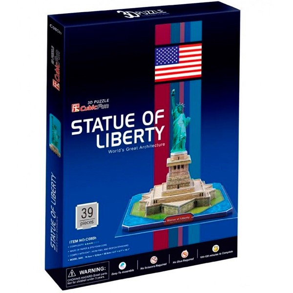 3D-puzzle CubicFun Statue of Liberty U.S.A (3C080h)